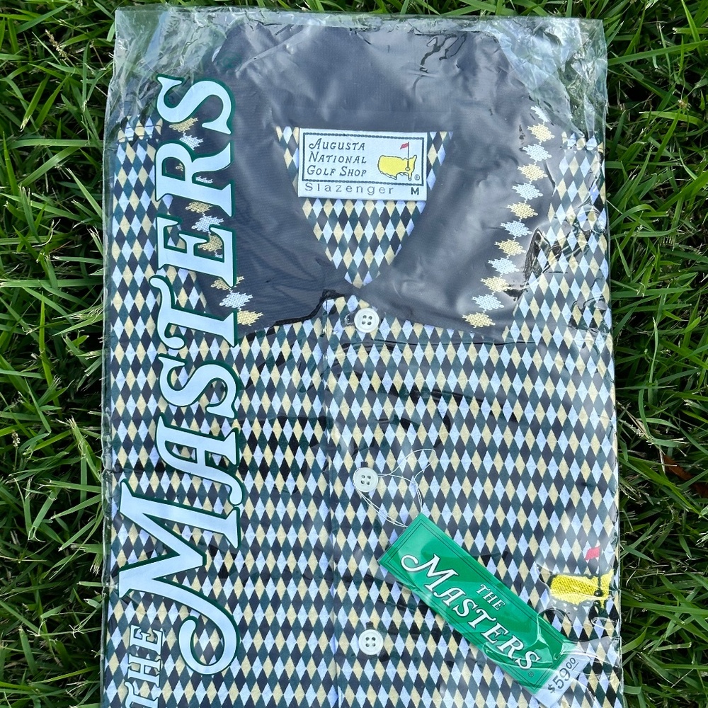 Vintage 90s SLAZENGER Masters Augusta National Golf Shirt (NWT)